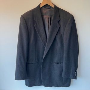 Jos. A. Bank Executive Collection 100% Wool Gray Blazer Sport Jacket Size 43